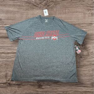 NWT Ohio State Buckeyes Hanes Feathered Grey Shirt Men’s Size 2XL